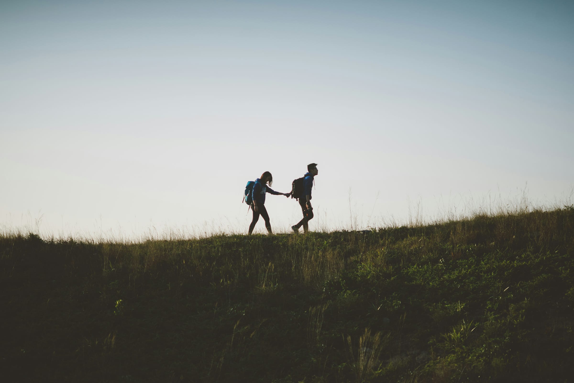 Hill Hiking Couple
